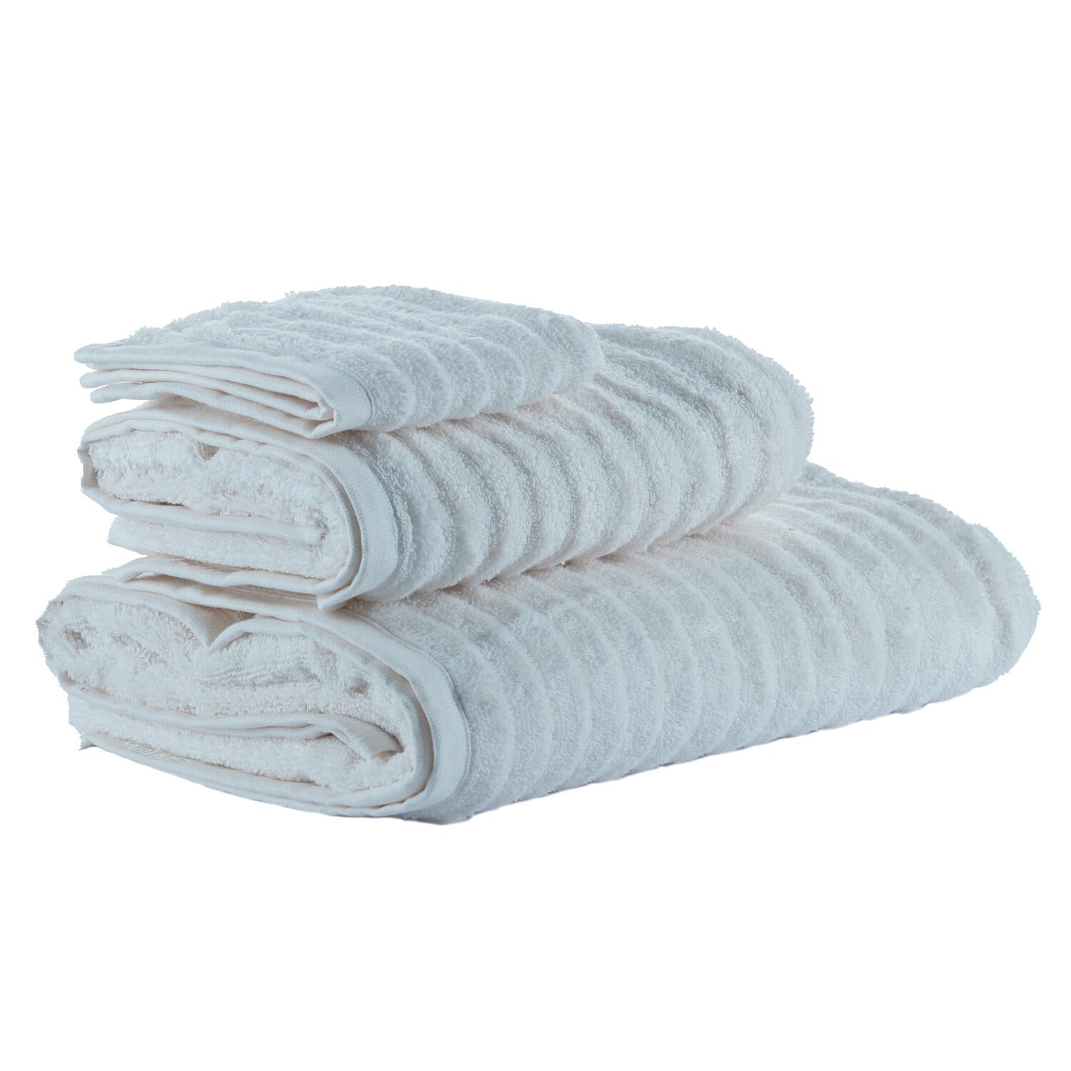 Wave håndklæde - Ivory